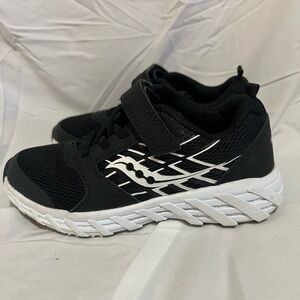 Little Boys Black/White Saucony Athletic Shoes